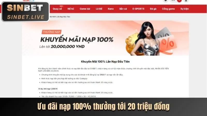 Ưu đãi hoàn trả cược thể thao